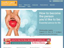 Tablet Screenshot of meditateinottawa.org